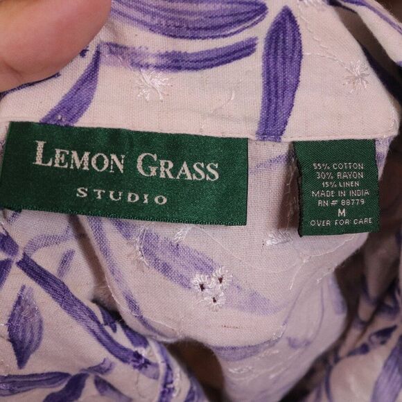 Vintage | 1990's Printed Short Sleeve Button Up Shirt Medium - Picture 5 of 6